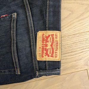 Levi Strauss Mens Jeans, W 32 L 32, Very dark blue